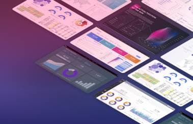 Stacked data dashboards for big data