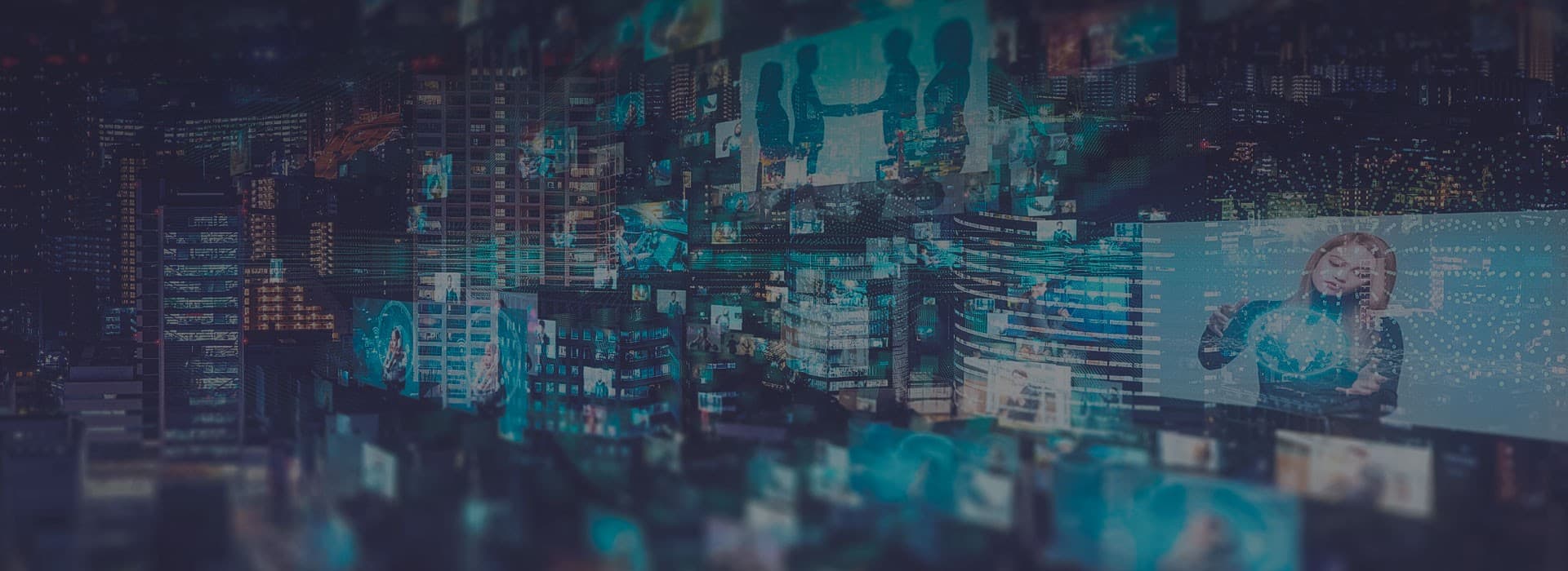 Wall of live streaming video thumbnails