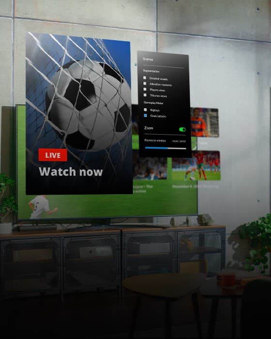Soccer highlights clips compiled by an ML solution