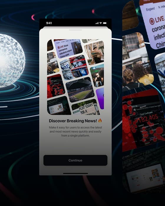Phone with an LLM-powered news aggregation app