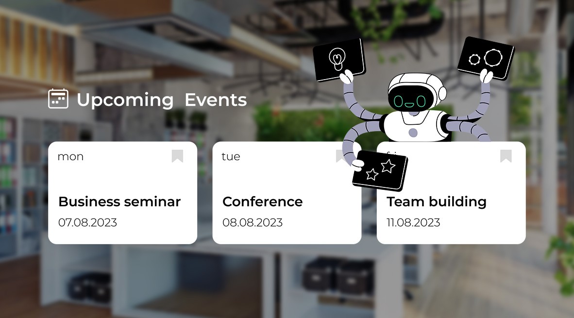 Suggesting events for a company to attend