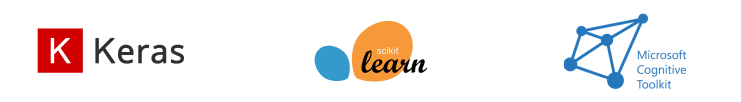 Keras, Scikit-learn, Microsoft Cognitive Toolkit