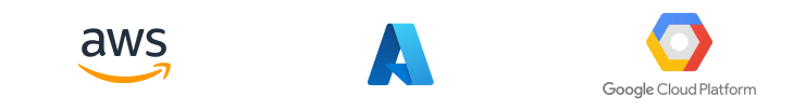 AWS, Microsoft Azure, Google Cloud Platform