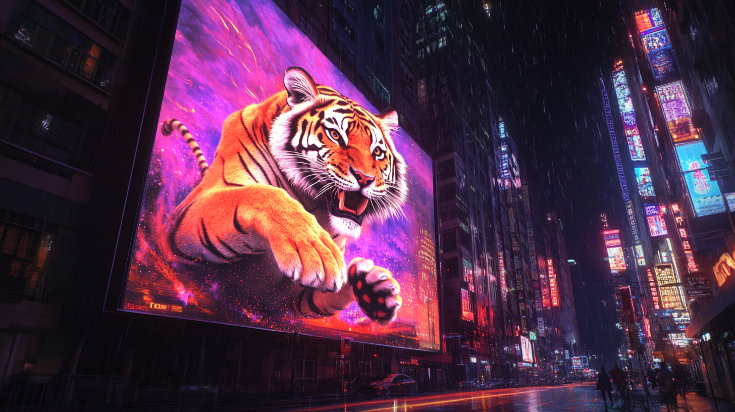 Samsung's 3D DOOH campaign