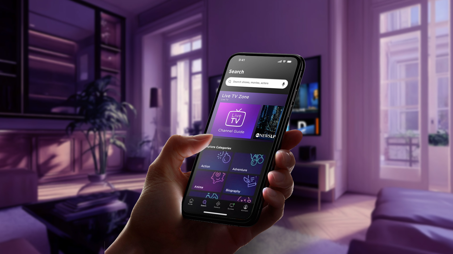 Roku mobile app