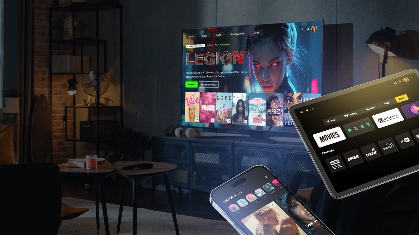 A scalable live TV solution for iOS and Android