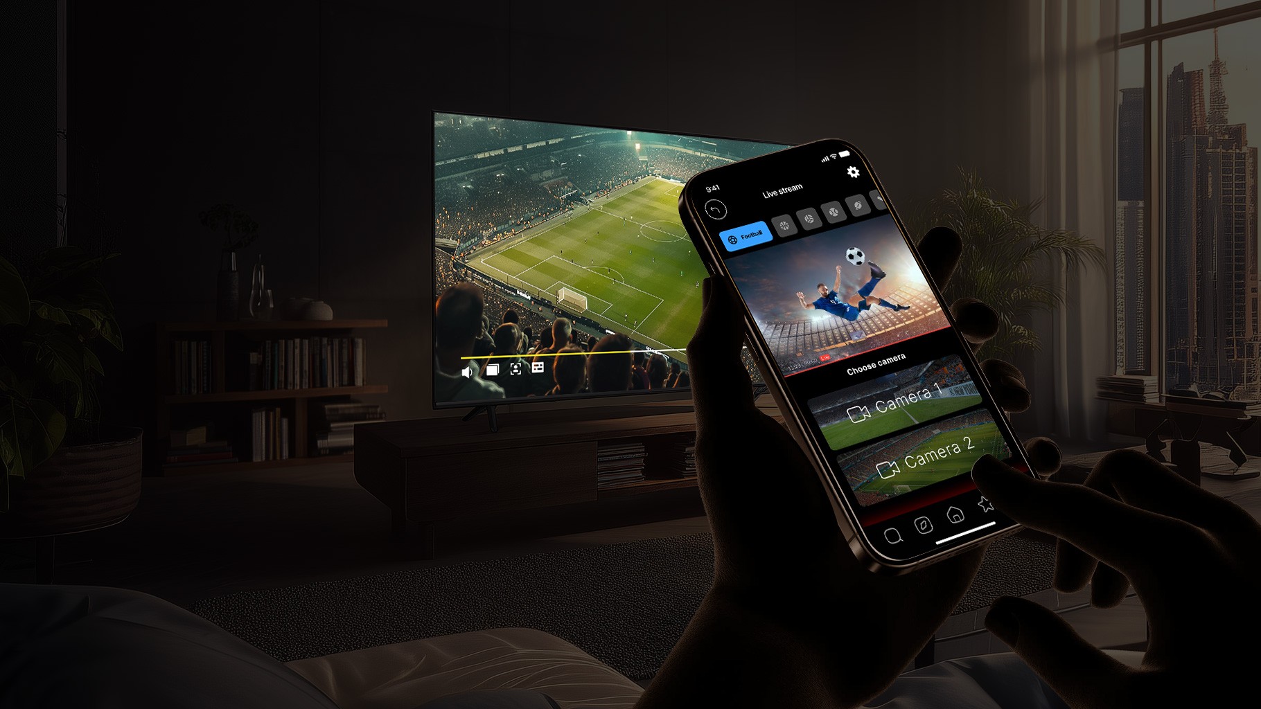 Second-screen app complements the viewing experience
