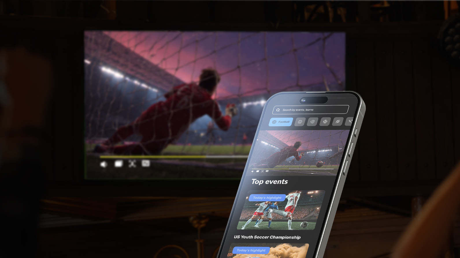 Engaging sports fans with a second-screen experience