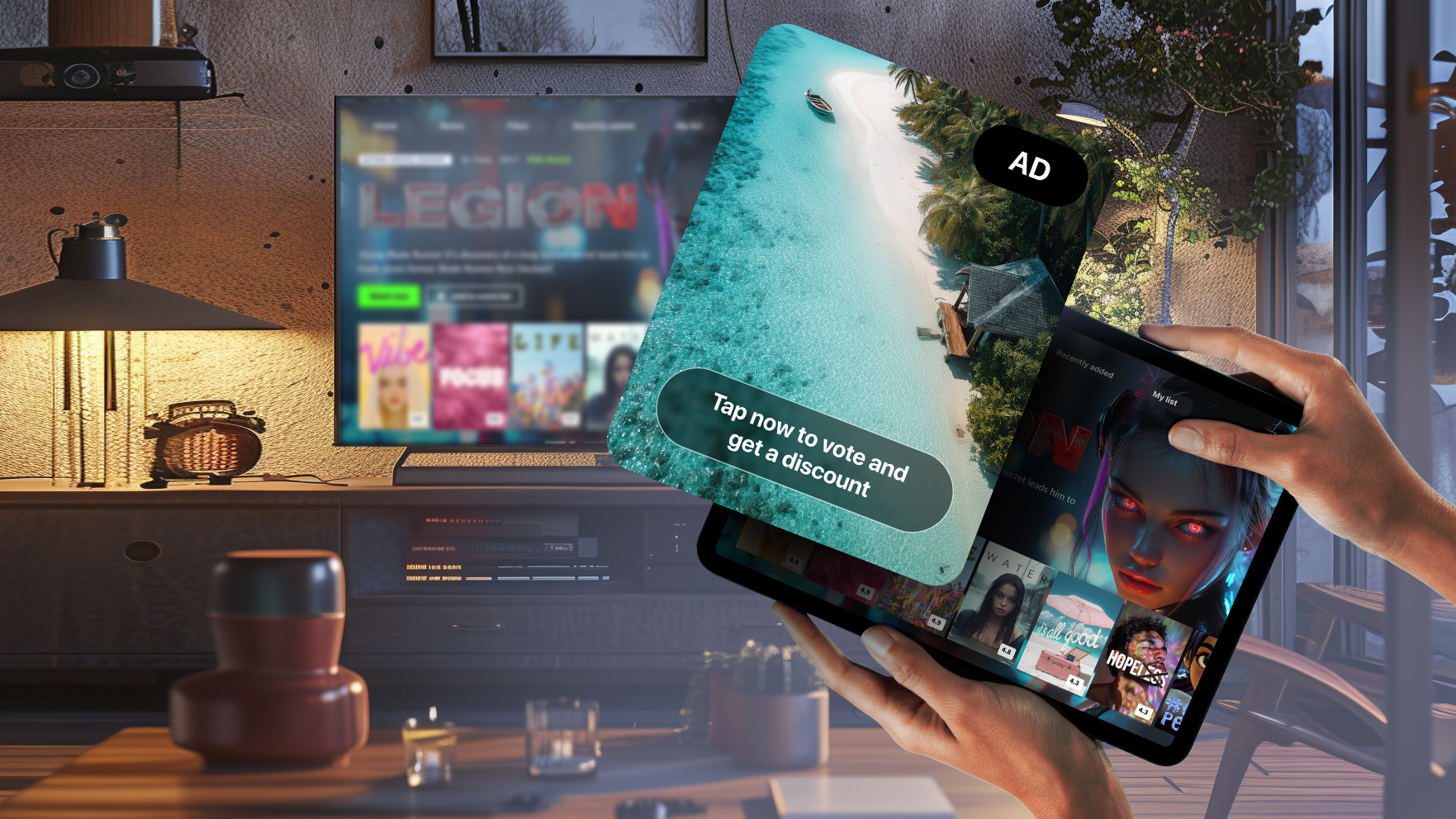 Second screen ads