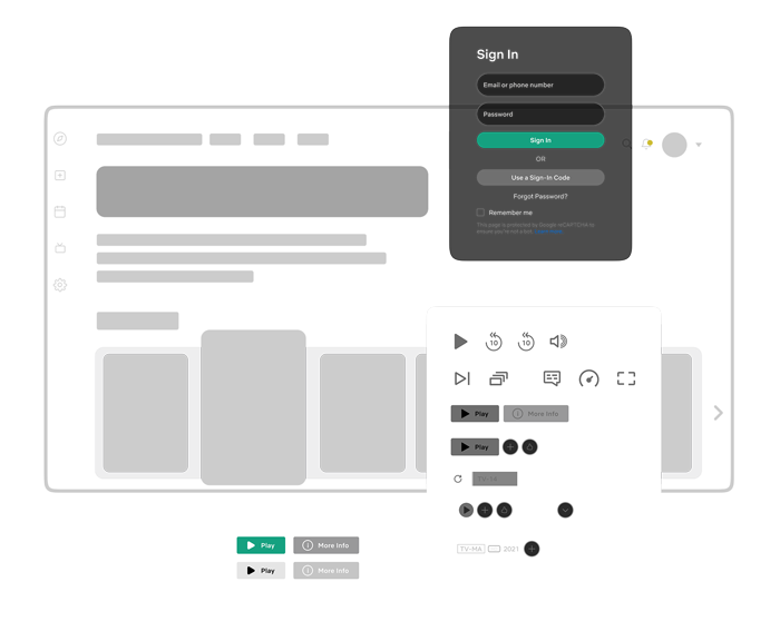 Design TV-first interfaces