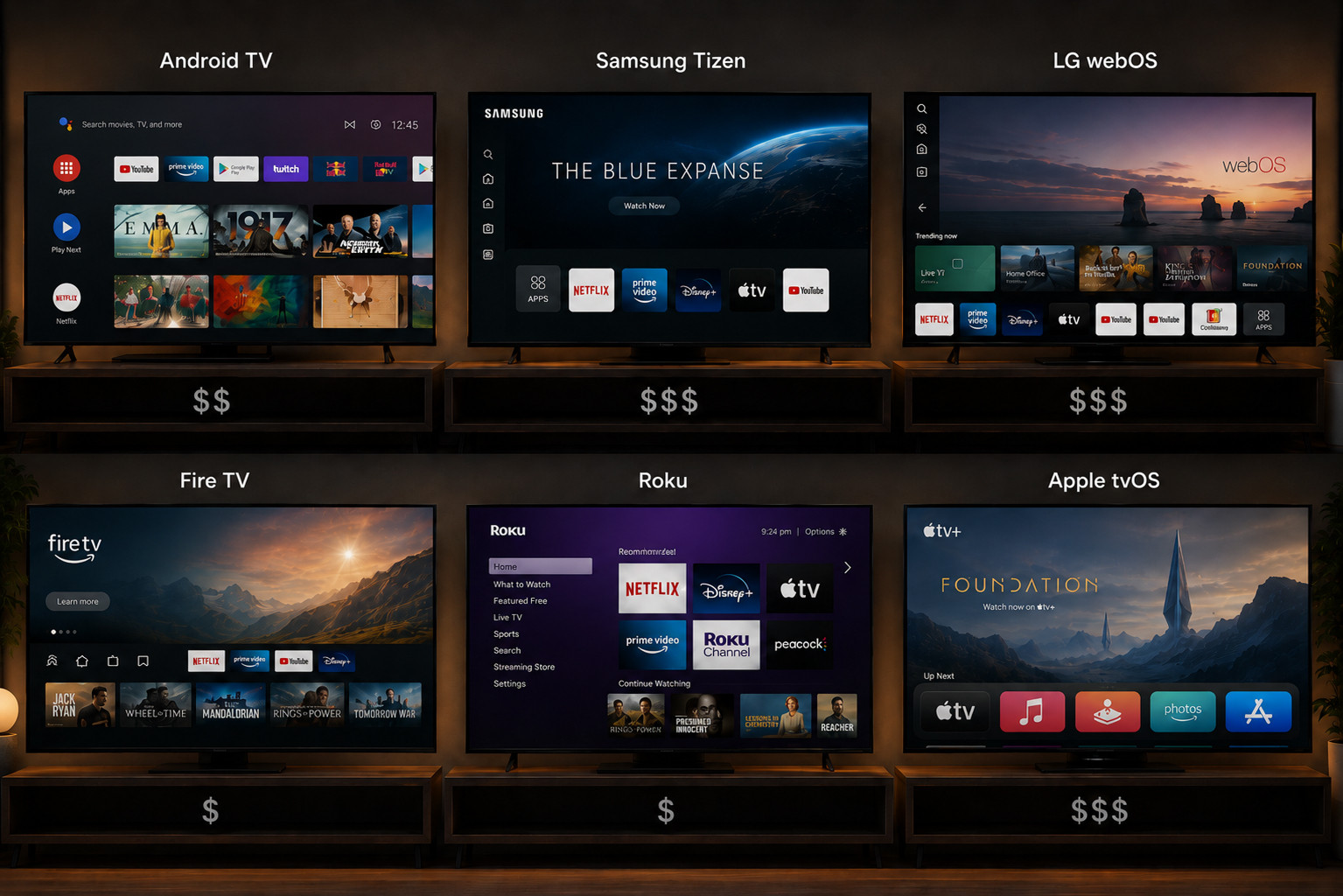 What drives the Smart TV application development cost? Platform count and OS fragmentation